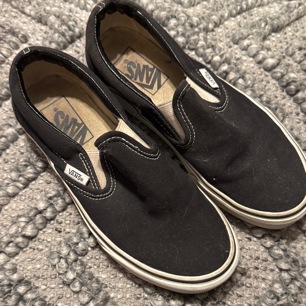 Vans Classic Black Slip-On Shoes